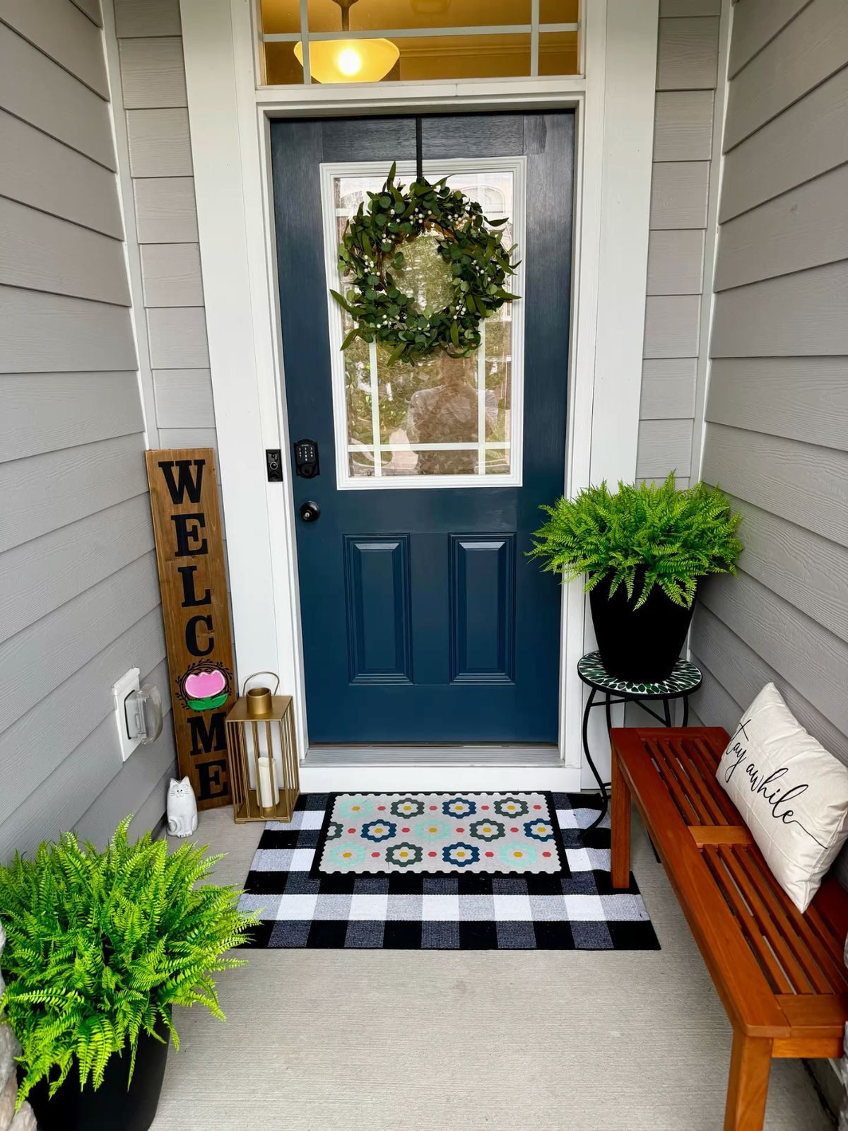 Layer Doormats for Added Pattern and Depth