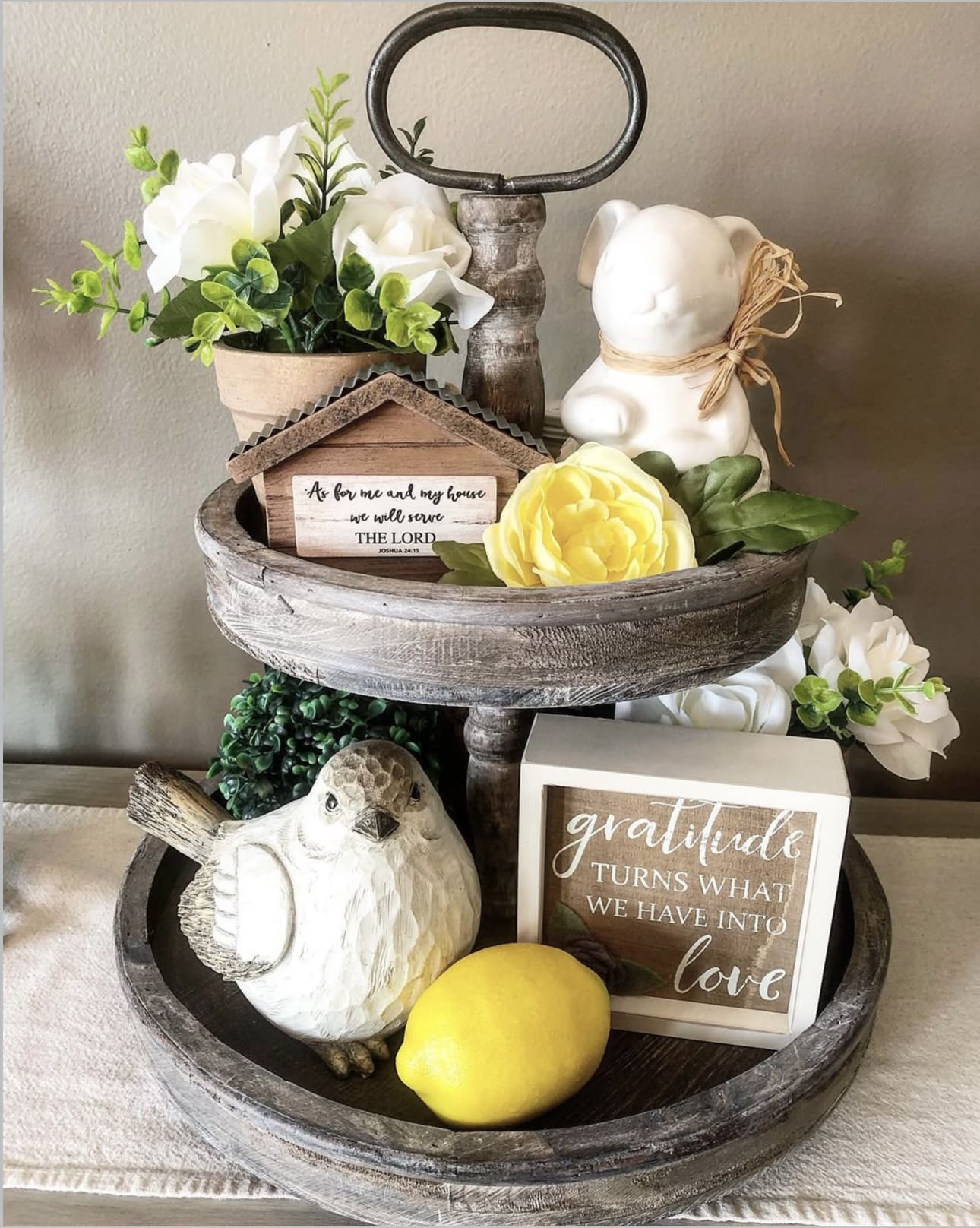 Wooden House Sign Adds A Sweet Message