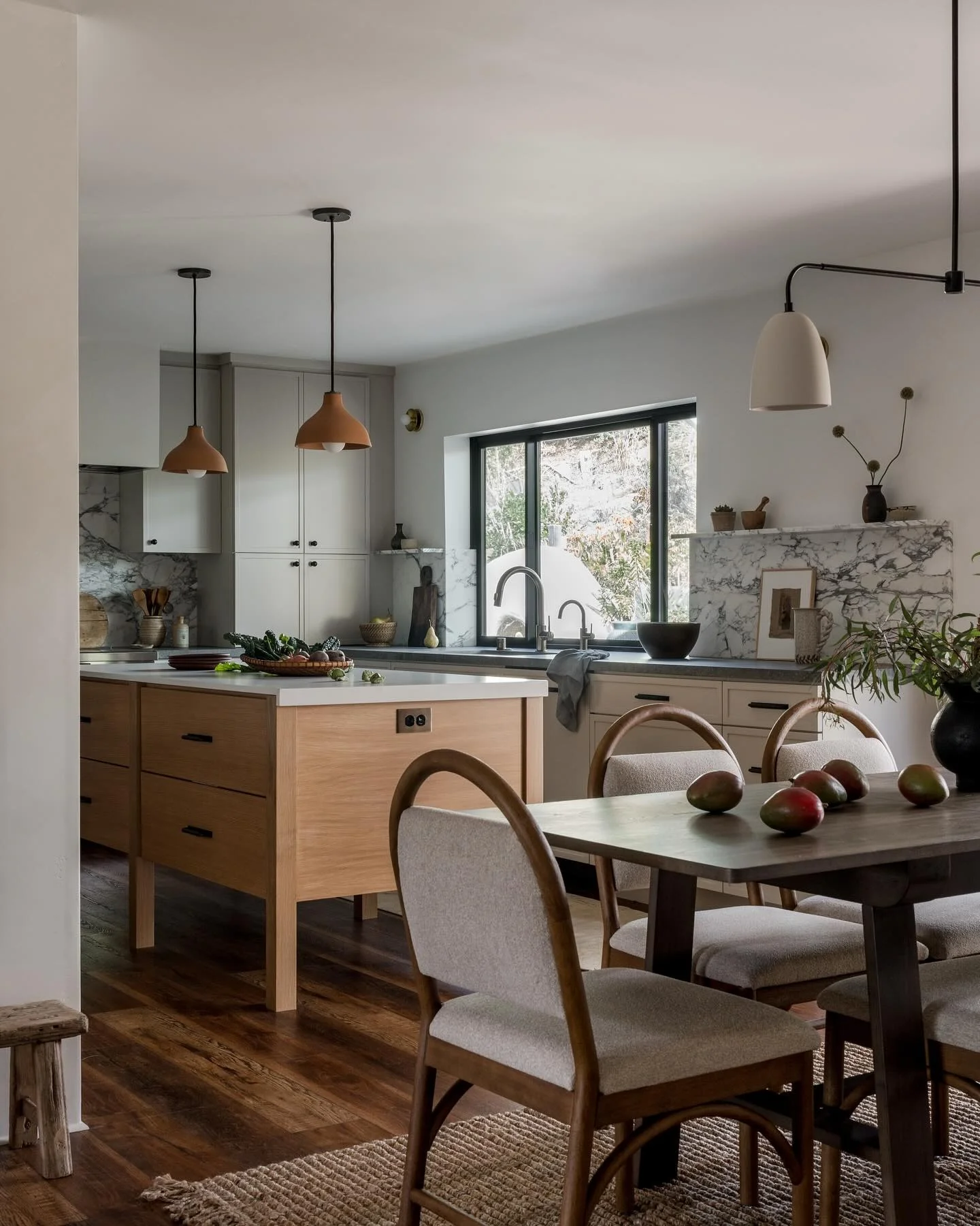 Incorporate Warmth with a Natural Wood Island