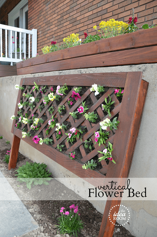 Plant Vertically on Angled Lattice