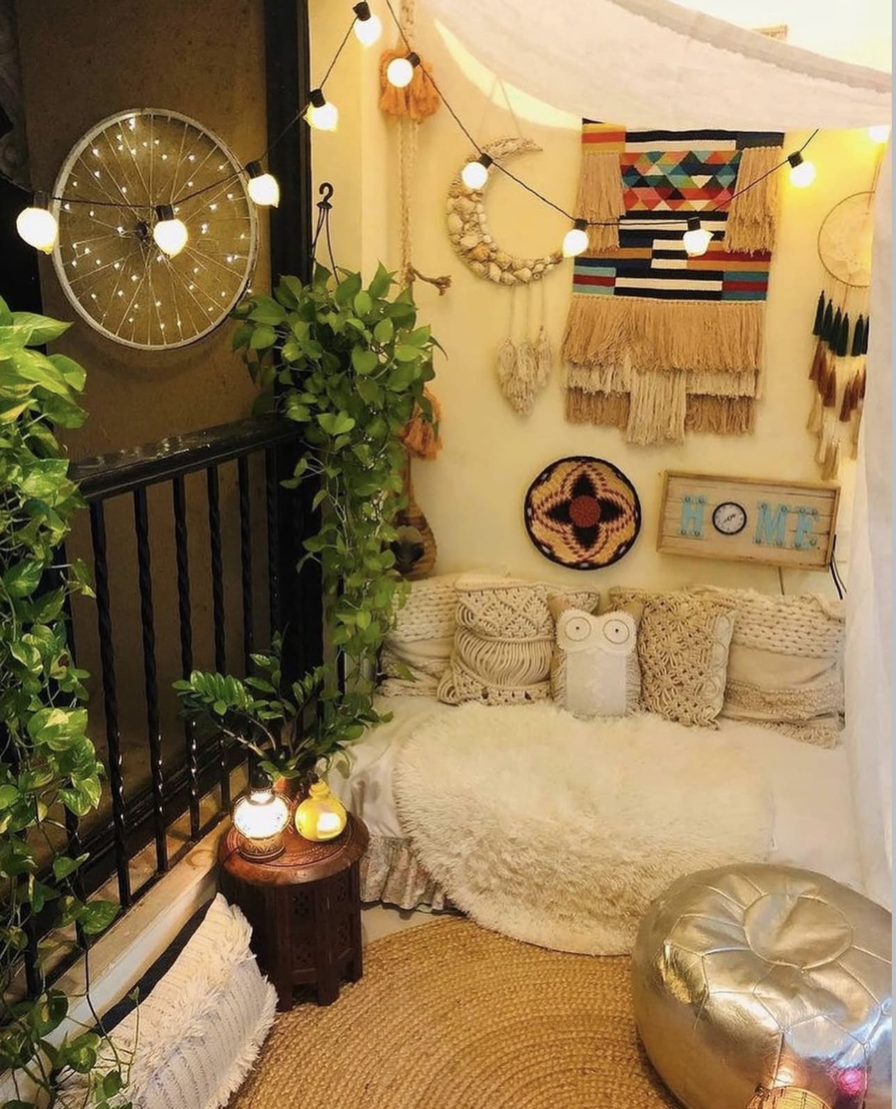 Textile Wall Hanging With Geometric Patterns Adds Boho Flair