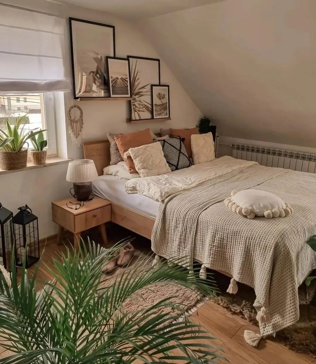 Design a Gallery Wall with Layered Artwork and Shelving