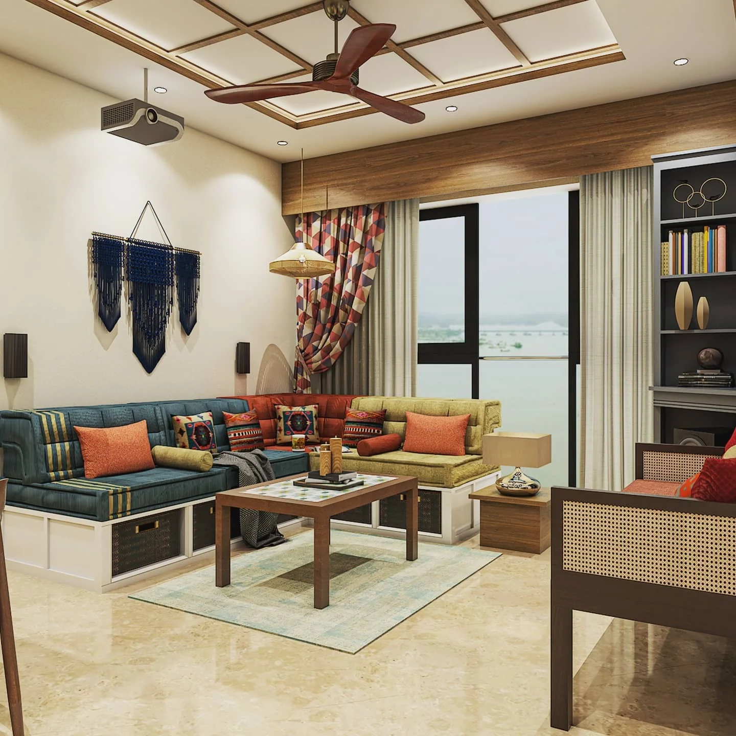 Opt for a Modular Sectional With Built-In Storage