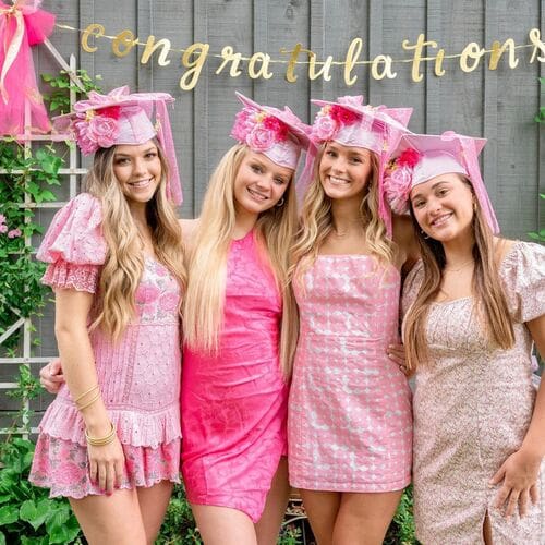 Top Off Your Party with Floral Graduation Caps