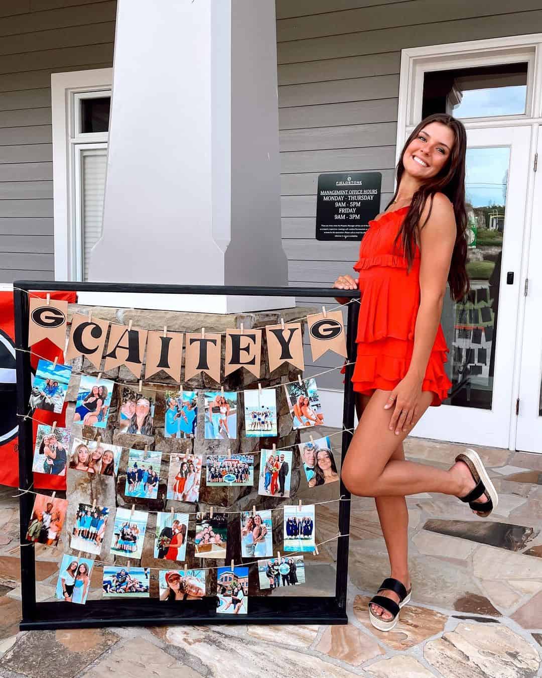 Personalize a Garland with Photos and the Graduate's Name