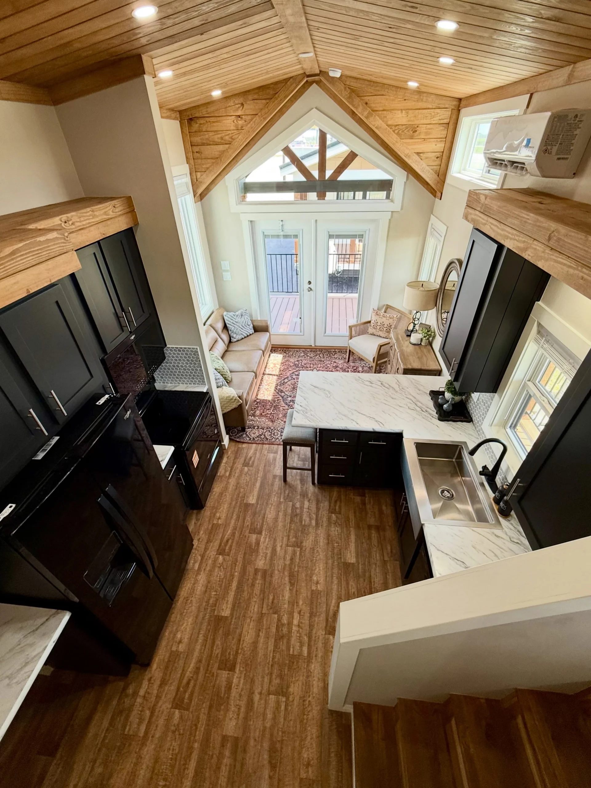 Frame Your Ceiling With Wooden Beam Accents