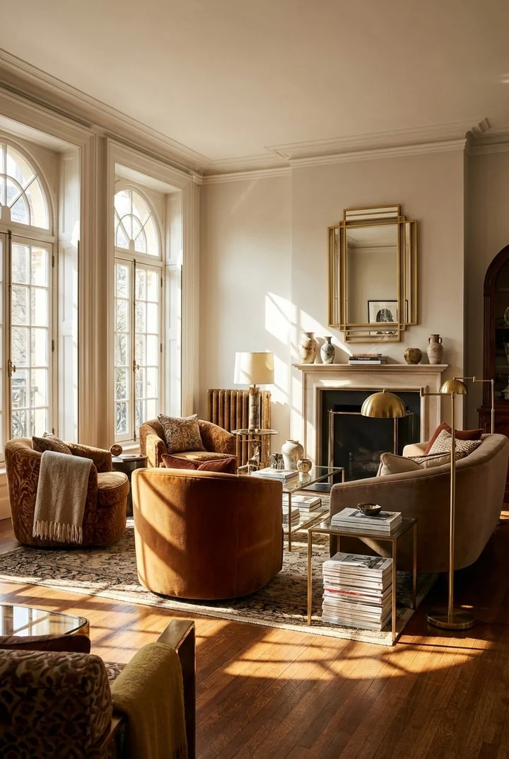 Layer Glass-Top Tables for Functional Art Deco Style
