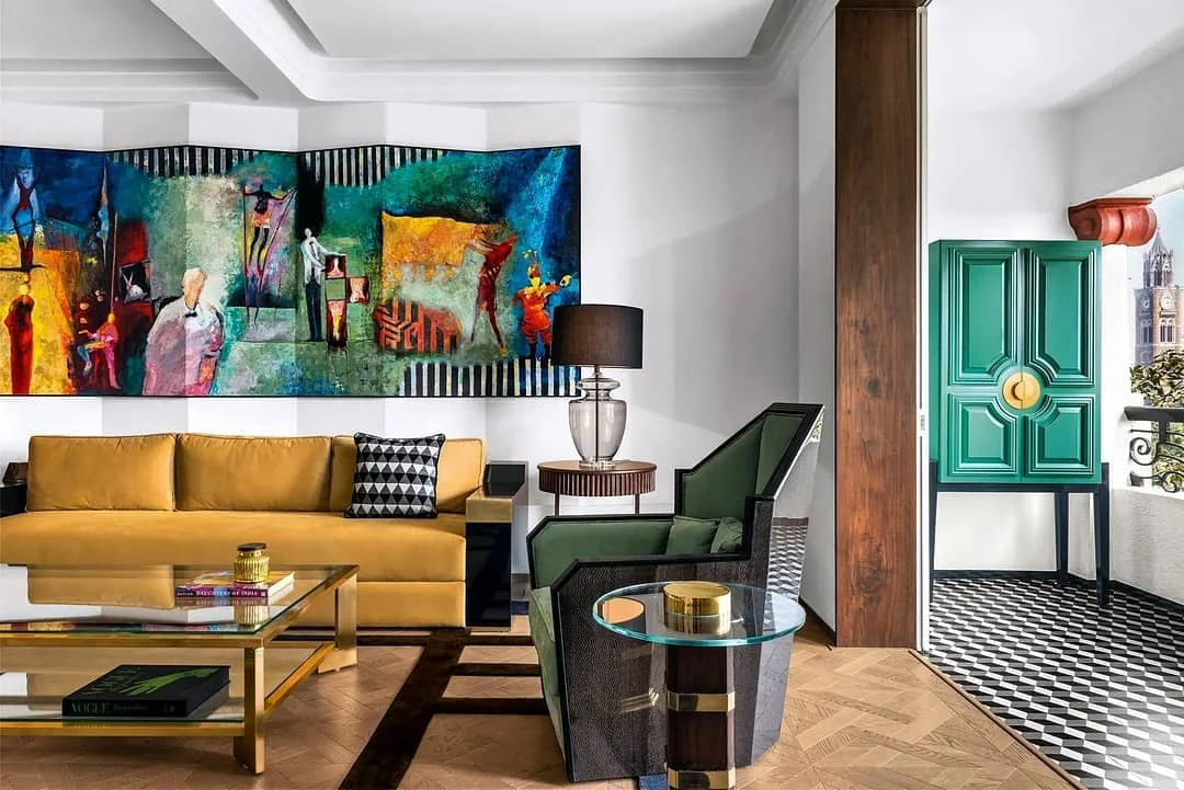Anchor Your Living Space With a Bold, Panoramic Mural