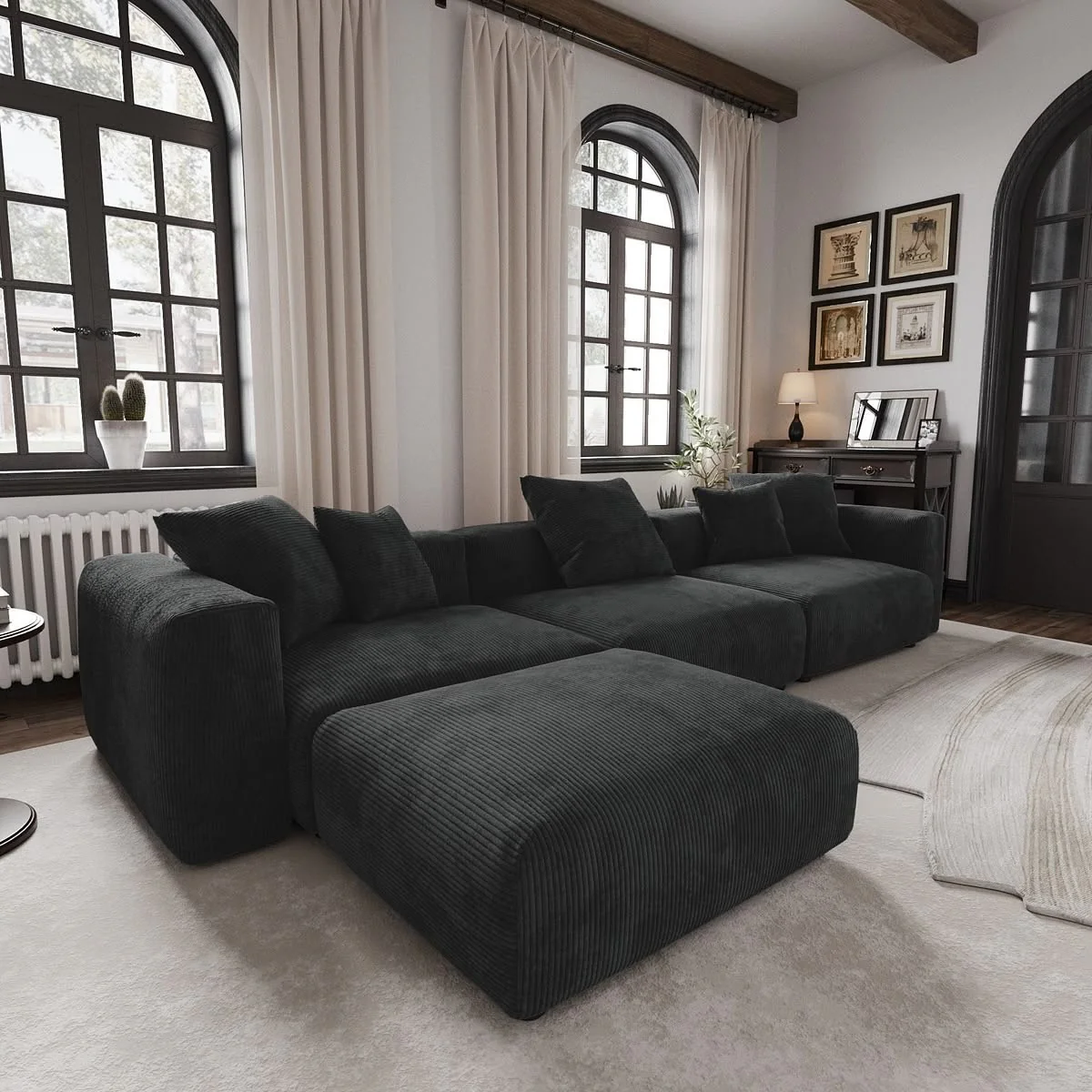 Corduroy Texture Adds Cozy Comfort to Your Sectional