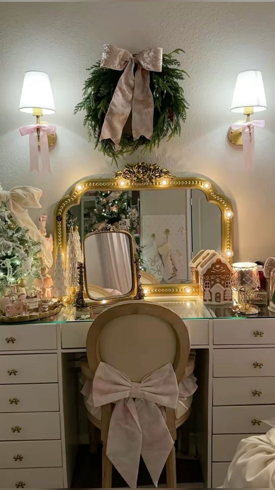 Incorporate a Mirror with Built-In Lights
