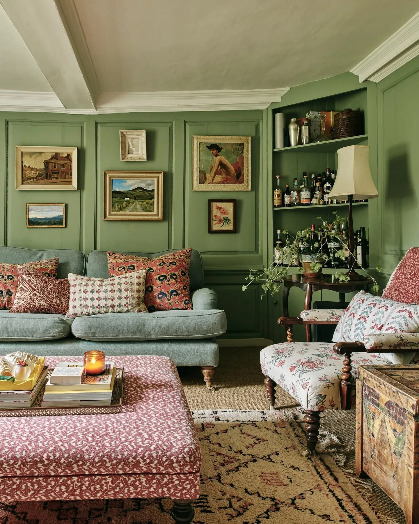 Personalize Paneled Walls with Framed Art