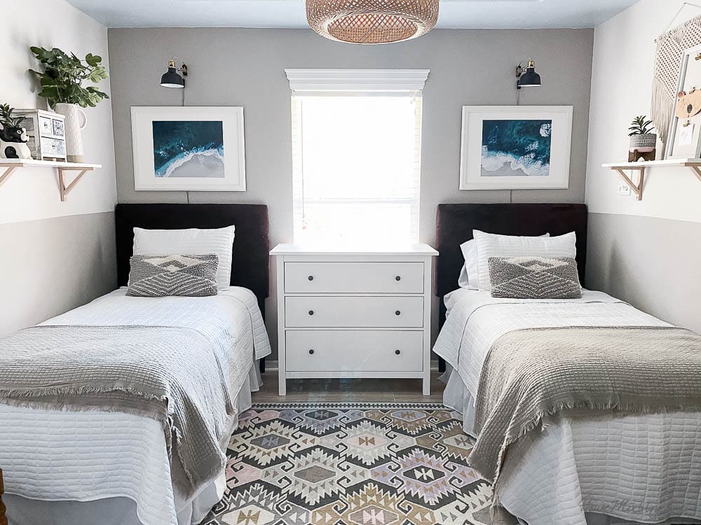 Dark Headboards Create Cozy Nooks