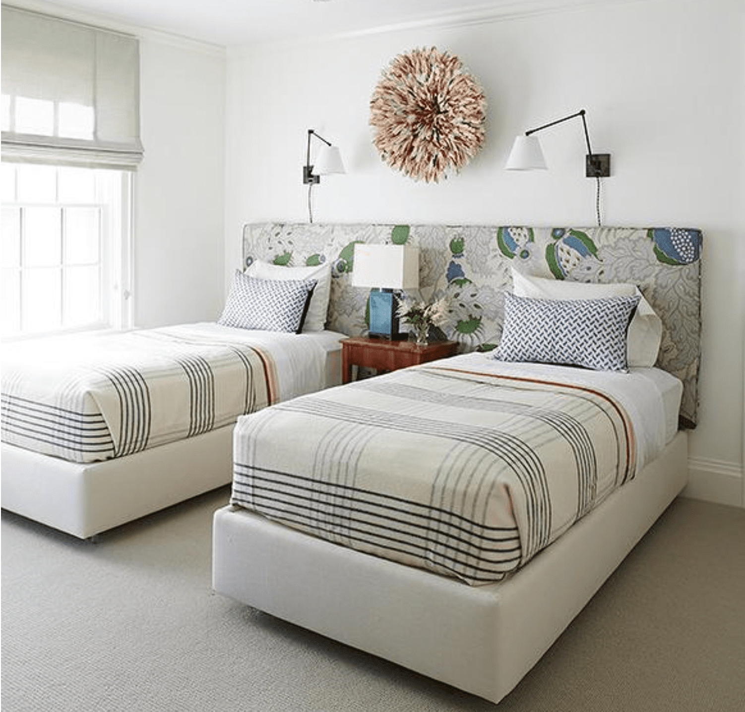 Botanical Print Headboards Add Personality