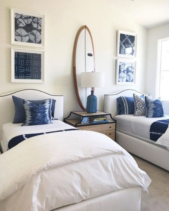 Lean a Surfboard for Coastal Wall Art