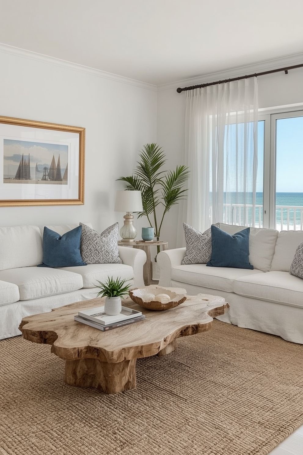 Select a Live-Edge Wood Coffee Table