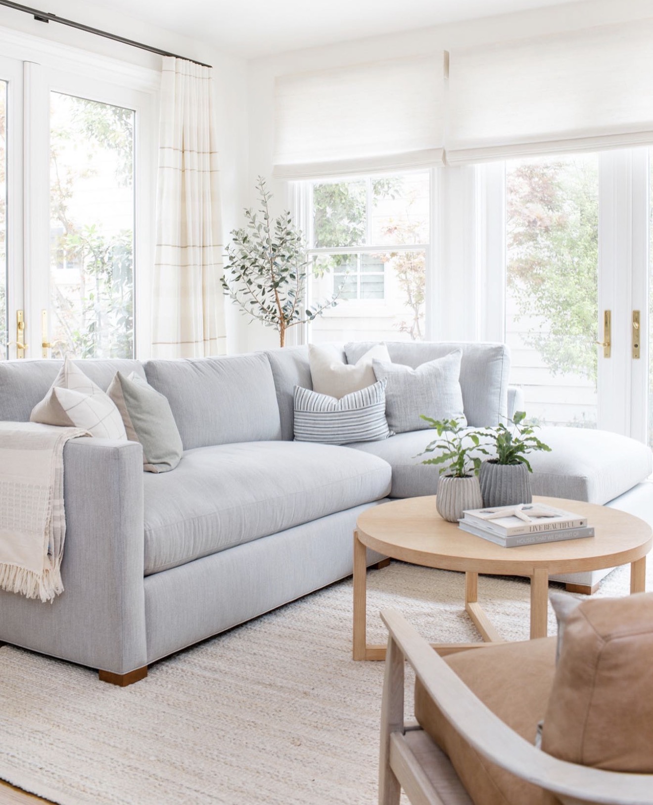 Textured Planters Add Organic Form to Coffee Table Vignettes