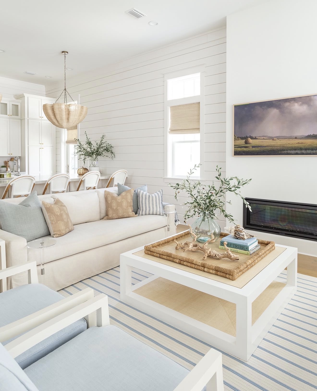 Style Your Coffee Table with a Woven Tray
