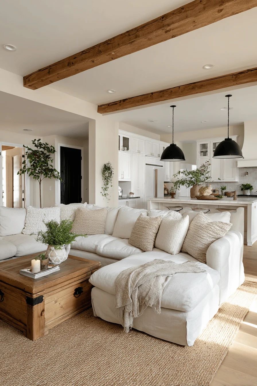 Rustic Wooden Trunk Doubles as a Farmhouse Coffee Table