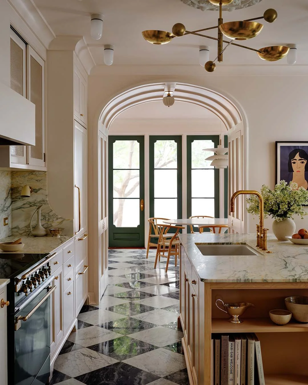 Diamond Marble Floor Tiles Create a Striking Foundation