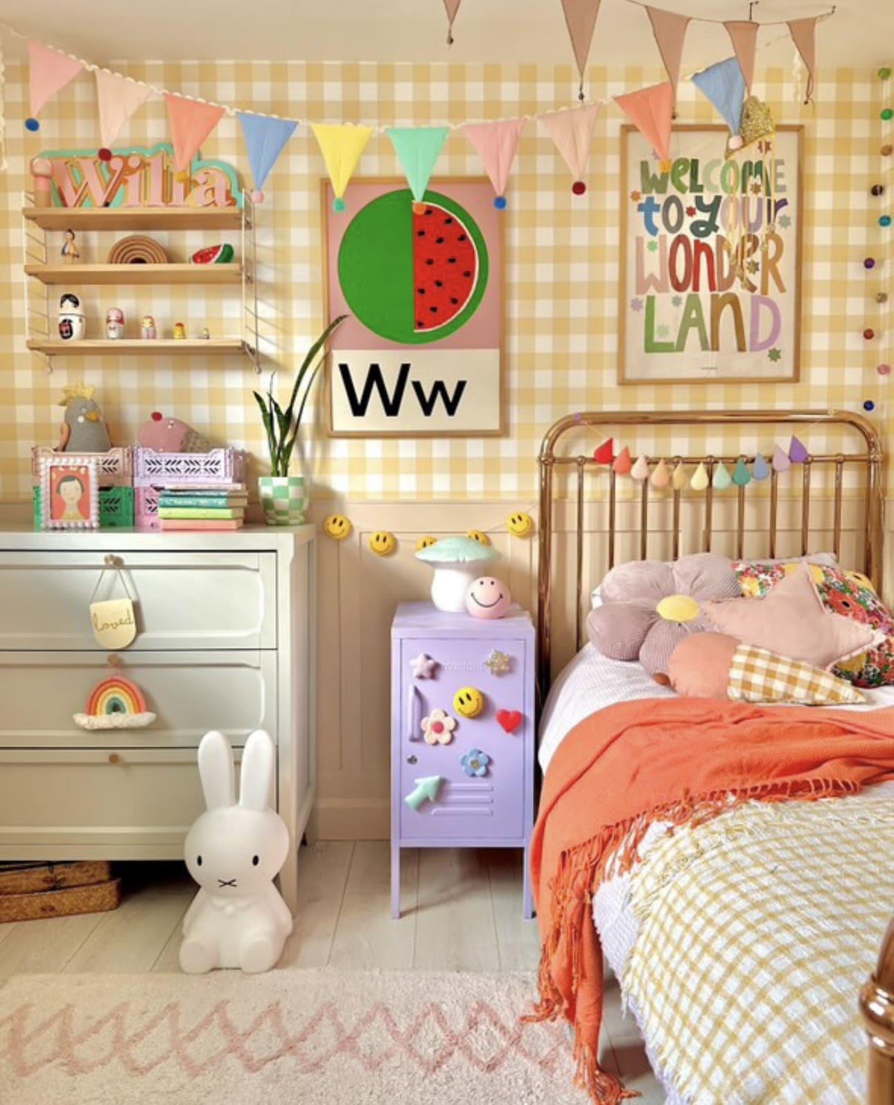 Lilac Locker Adds Playful Storage and Decor