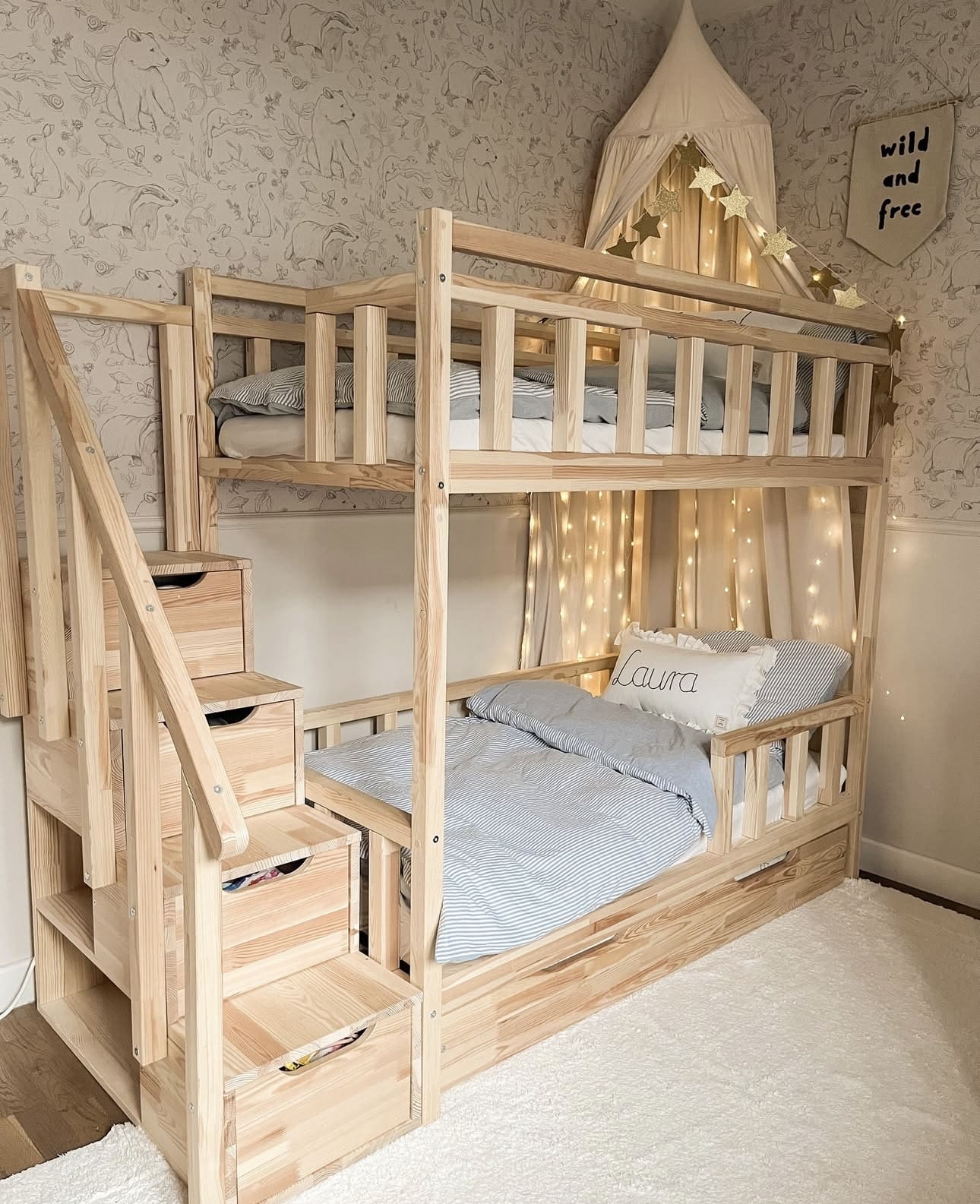 Maximize Storage with Bunk Bed Stairs