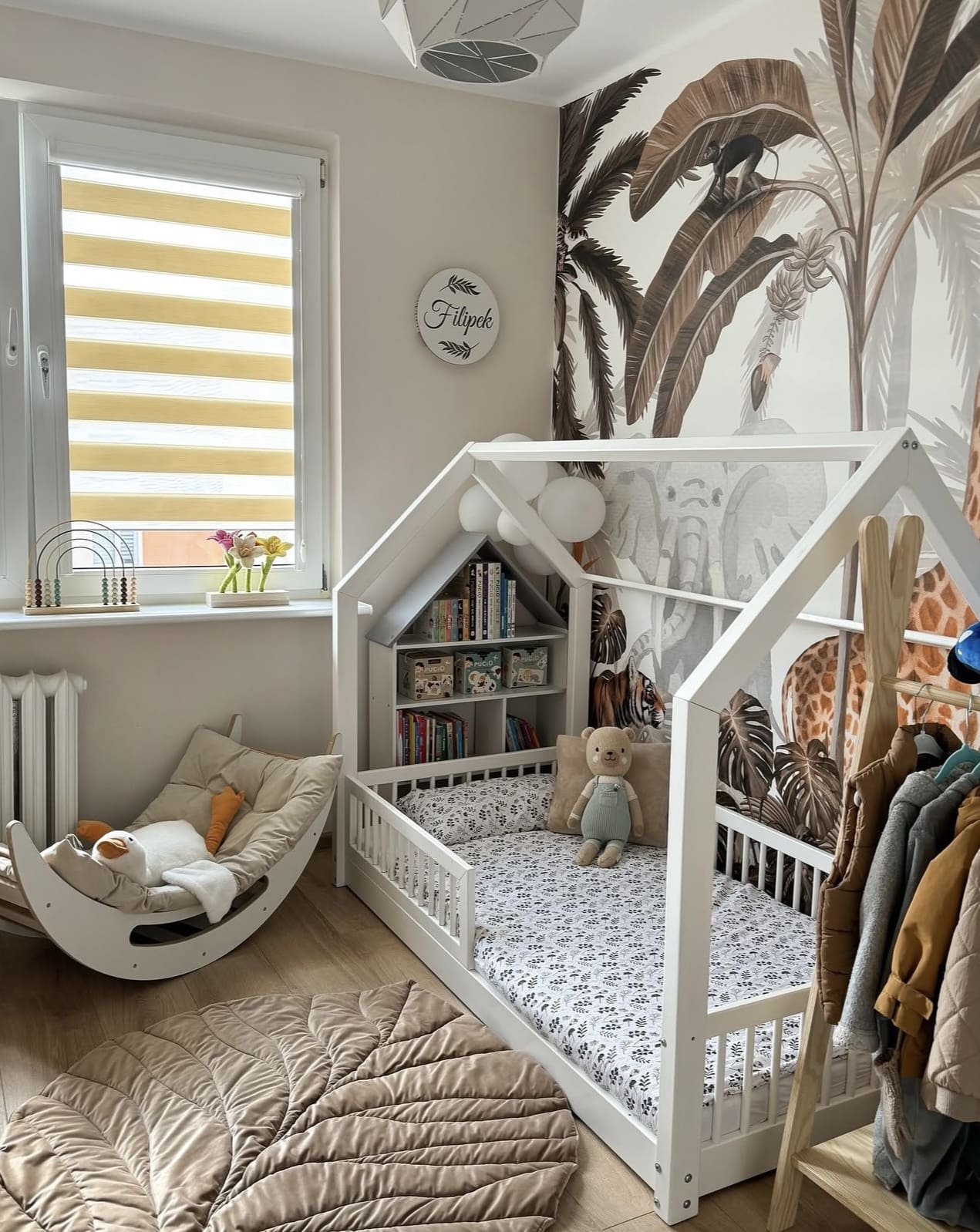 Keep Stories Within Reach with a House Bed Bookshelf