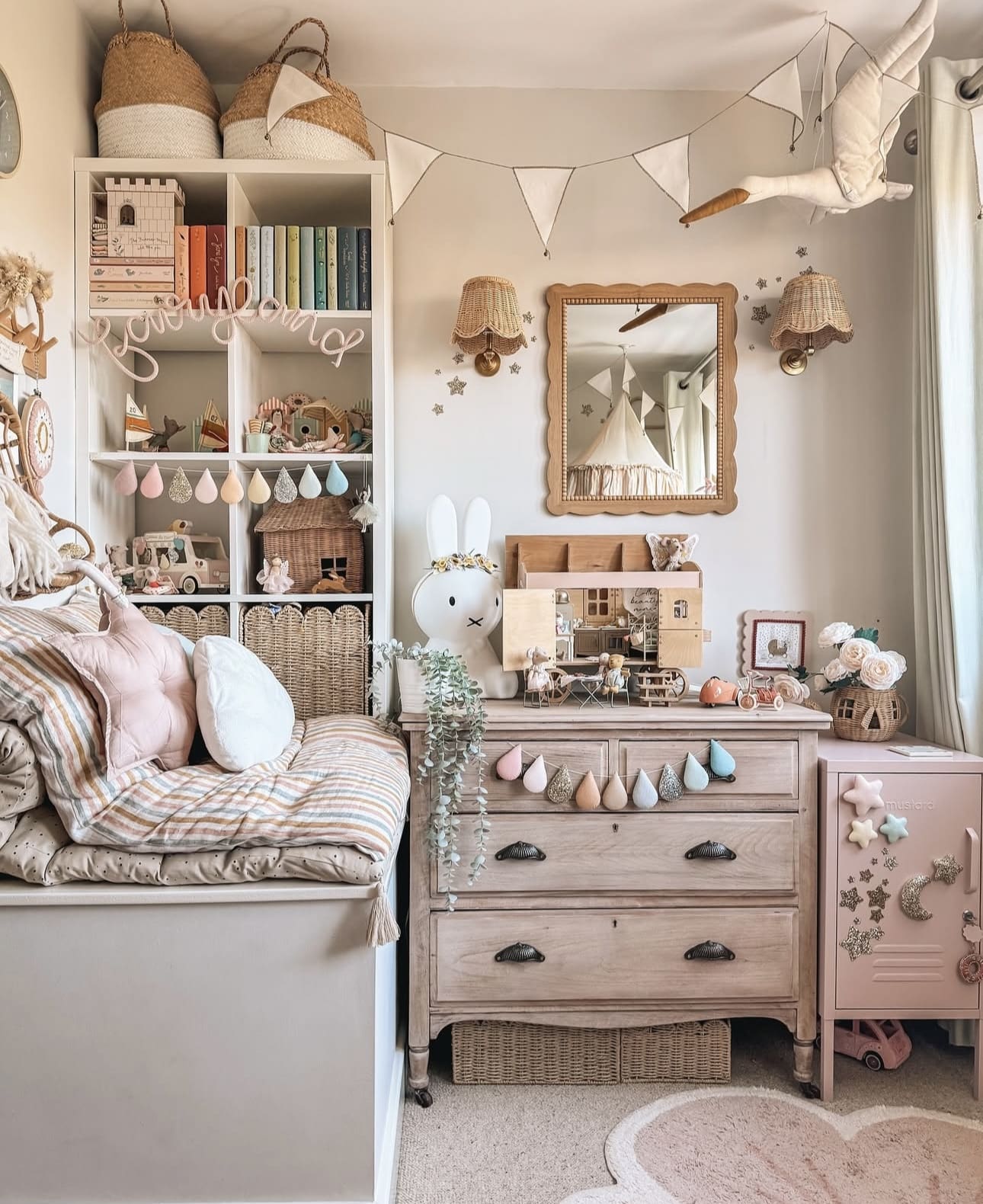 Incorporate a Playful Pink Metal Locker