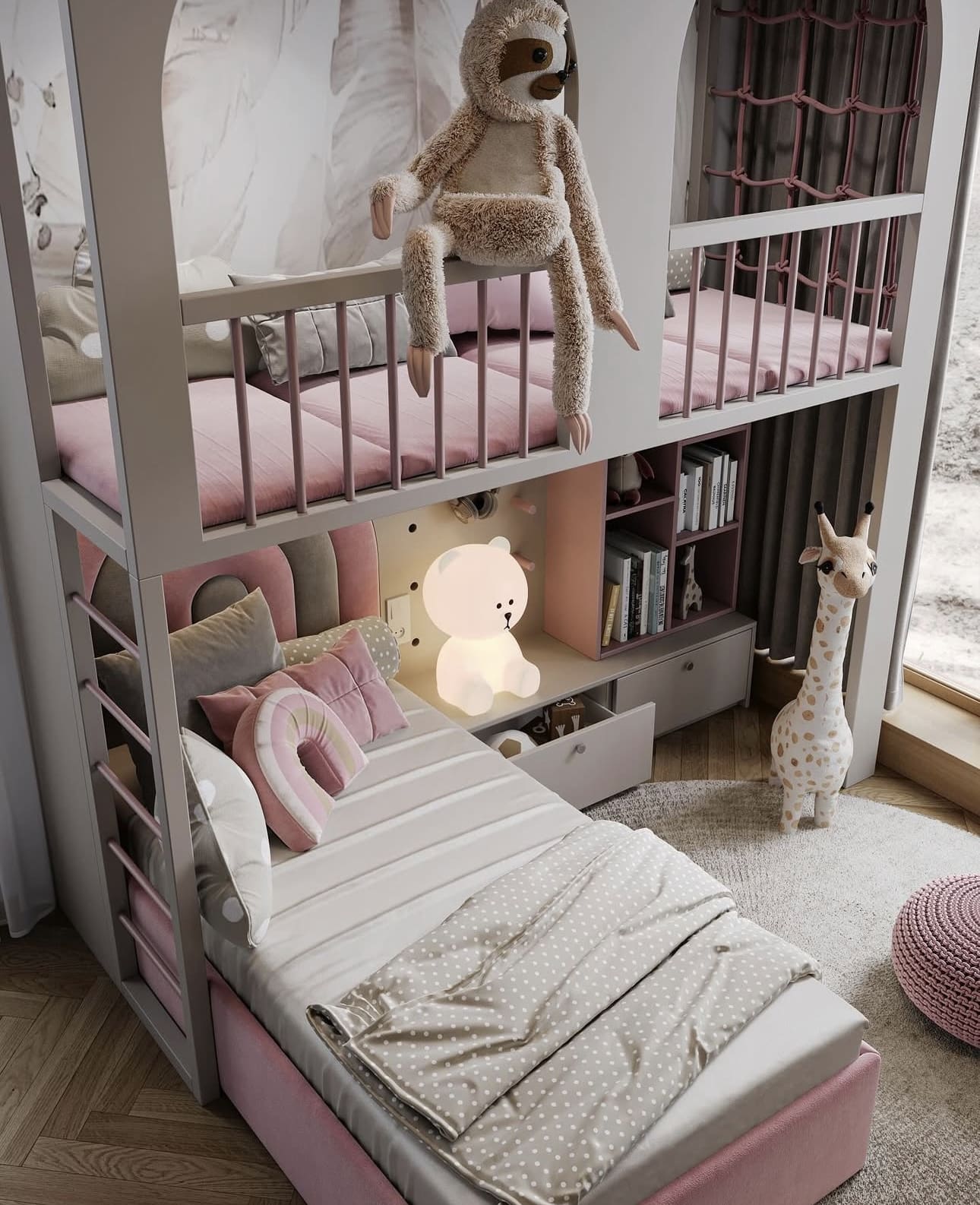 Soft Bear Lamp Creates a Cozy Bedtime Glow