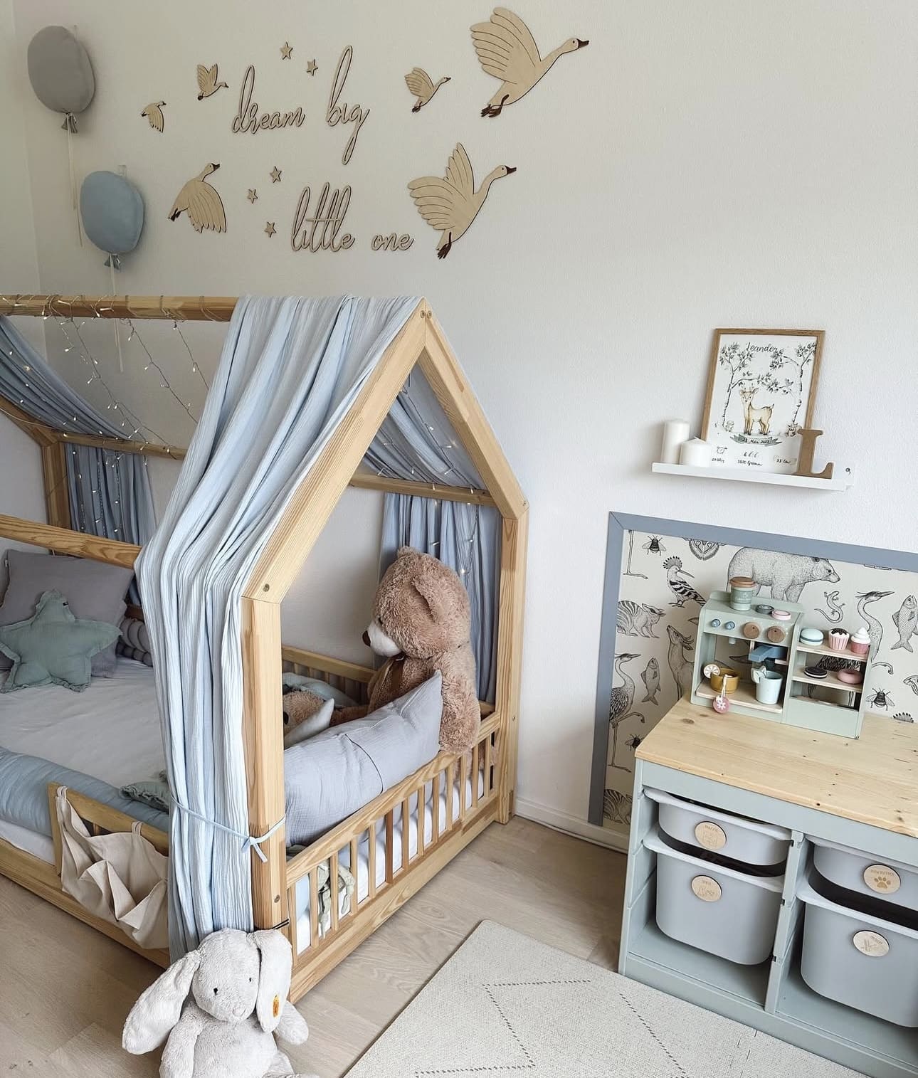 Design a Whimsical Wall Scene with Swan Cutouts