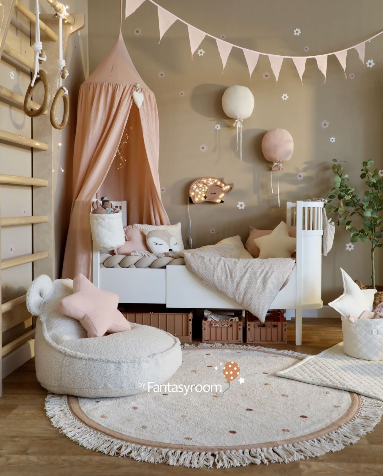 Define a Cozy Reading Nook with a Pink Canopy