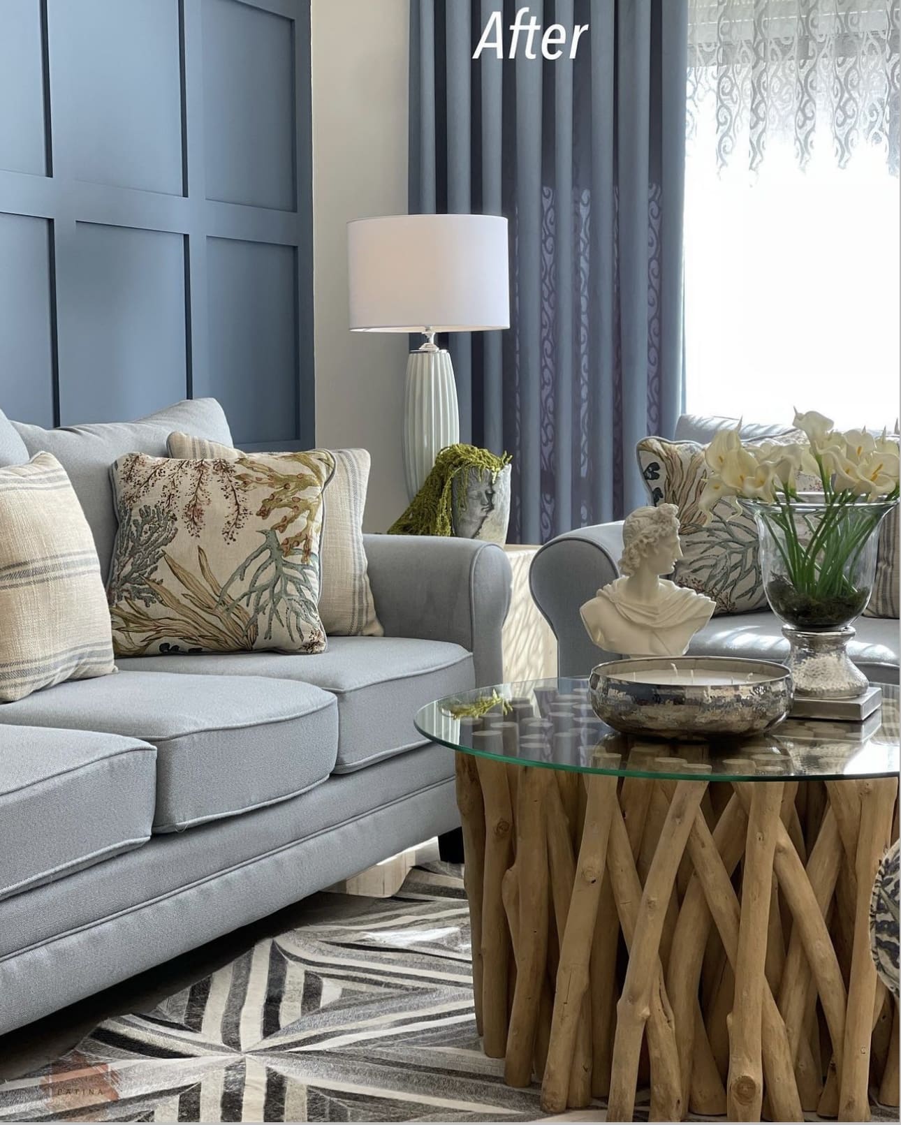 Evoke a Beach House Vibe with a Driftwood Coffee Table