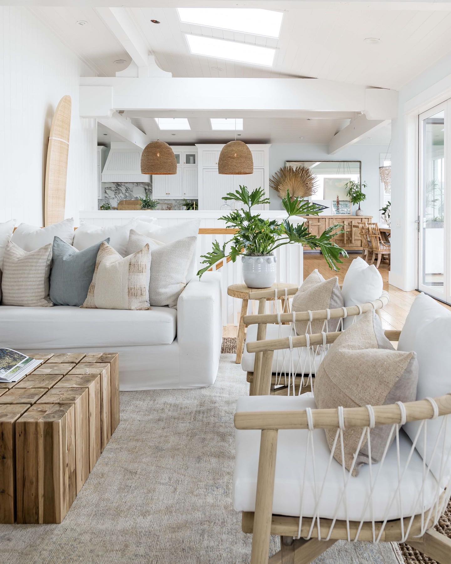Lean a Surfboard for Casual Beach Decor