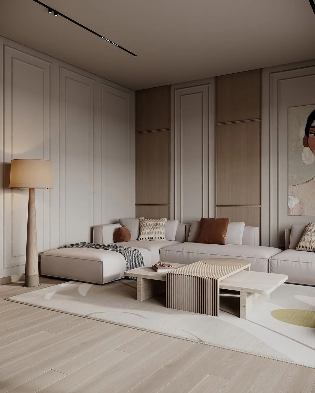 Layered Coffee Tables Create Dynamic Visual Interest