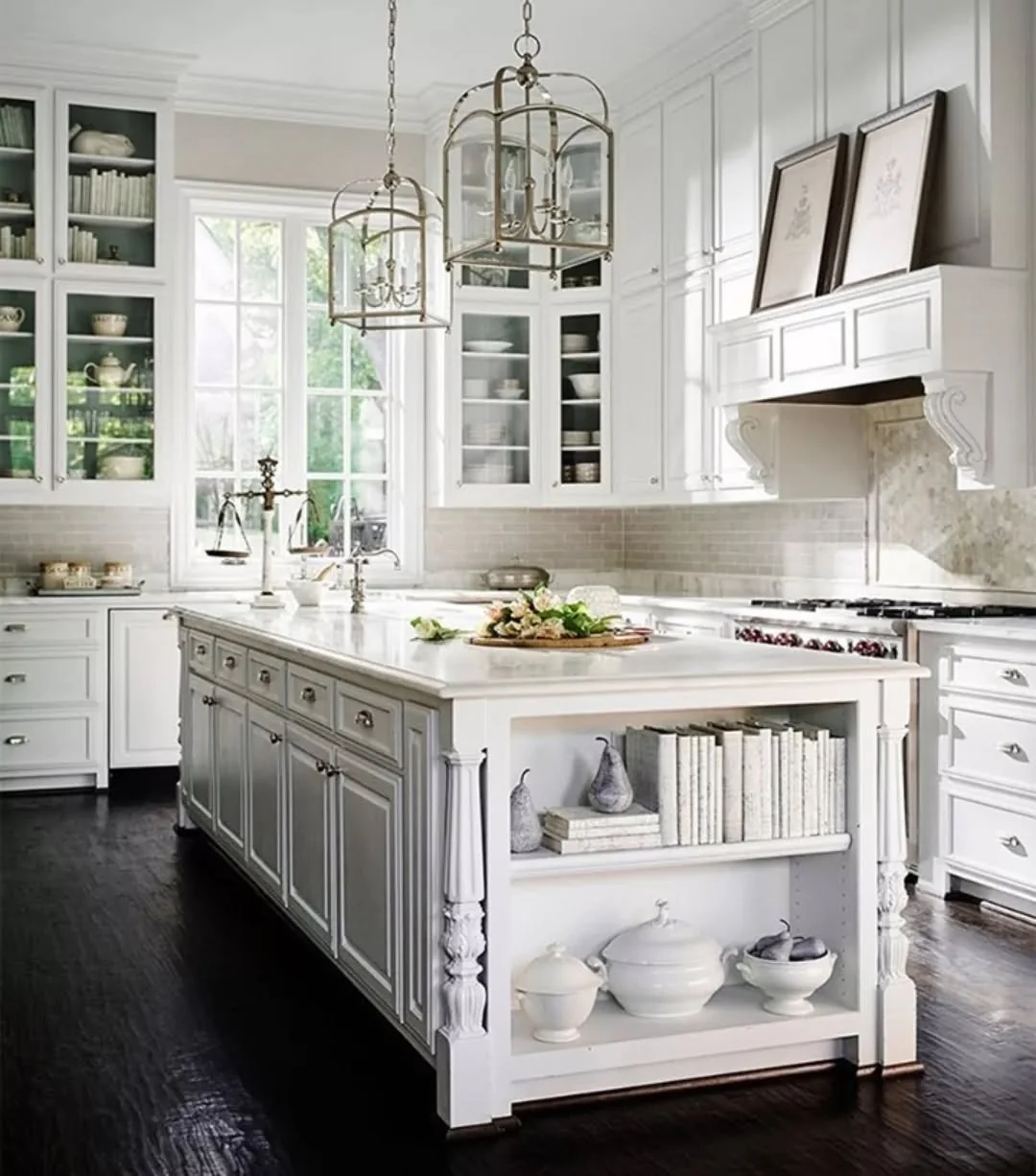 Integrate Bookshelves into Your Island Design