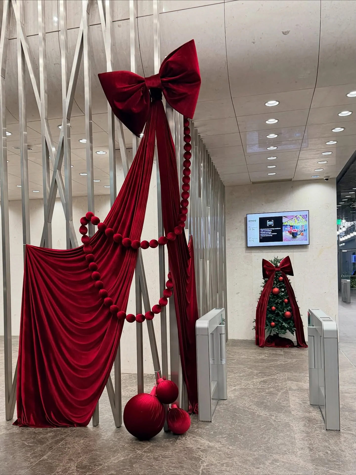 Dramatic Velvet Draping for a Grand Entrance