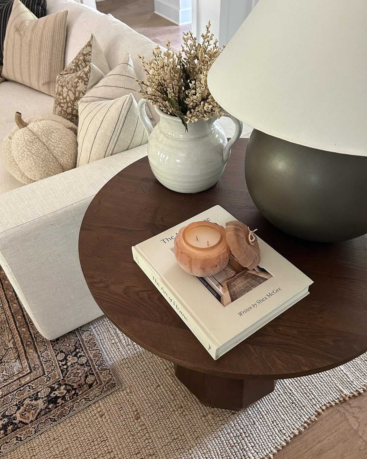 Carved Candle Adds Warm Texture to Coffee Table Book