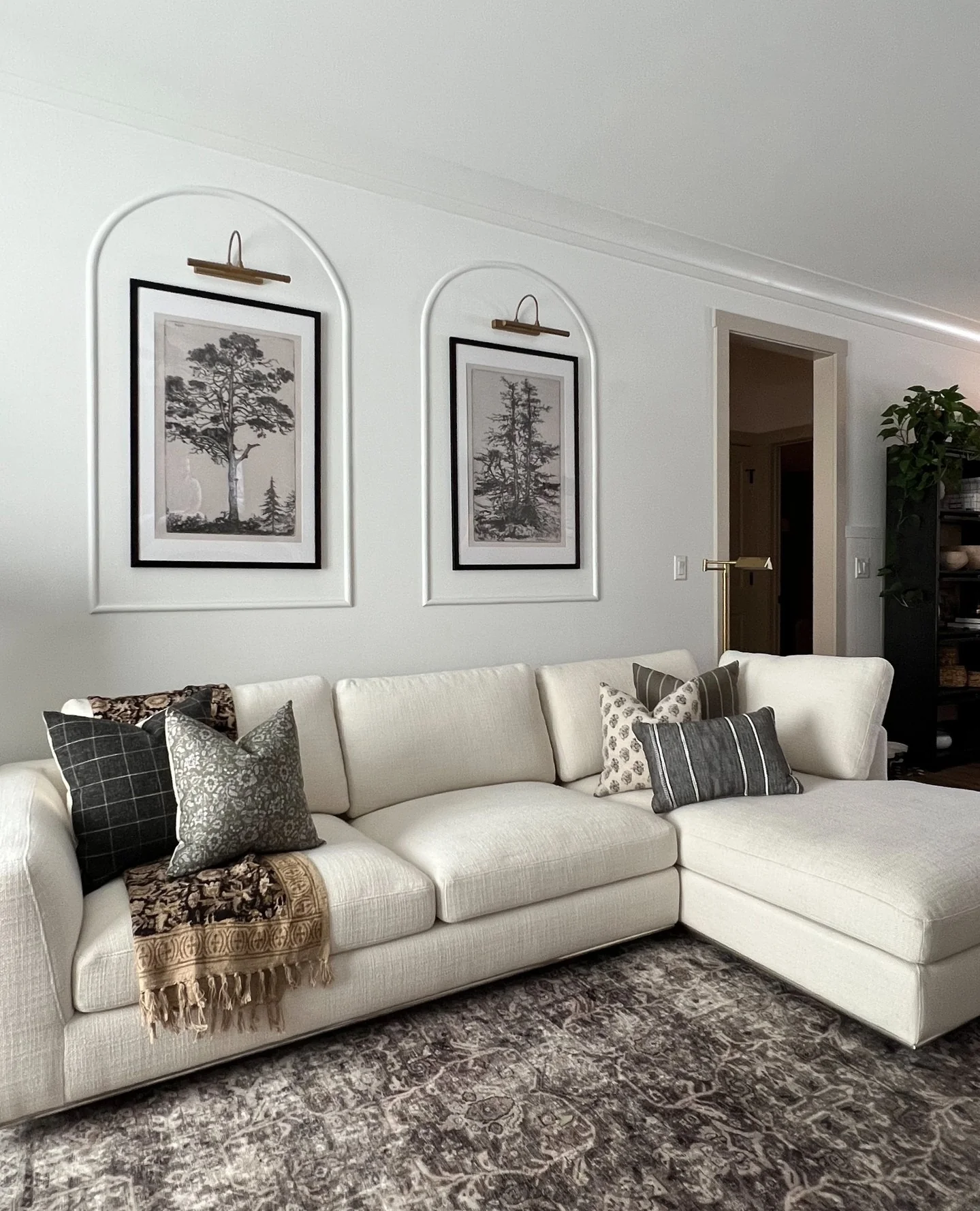 Frame Artwork with Arched Niches