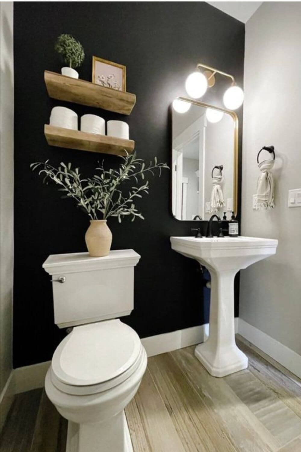 Floating Shelves for Toilet Tank Decor and Storage