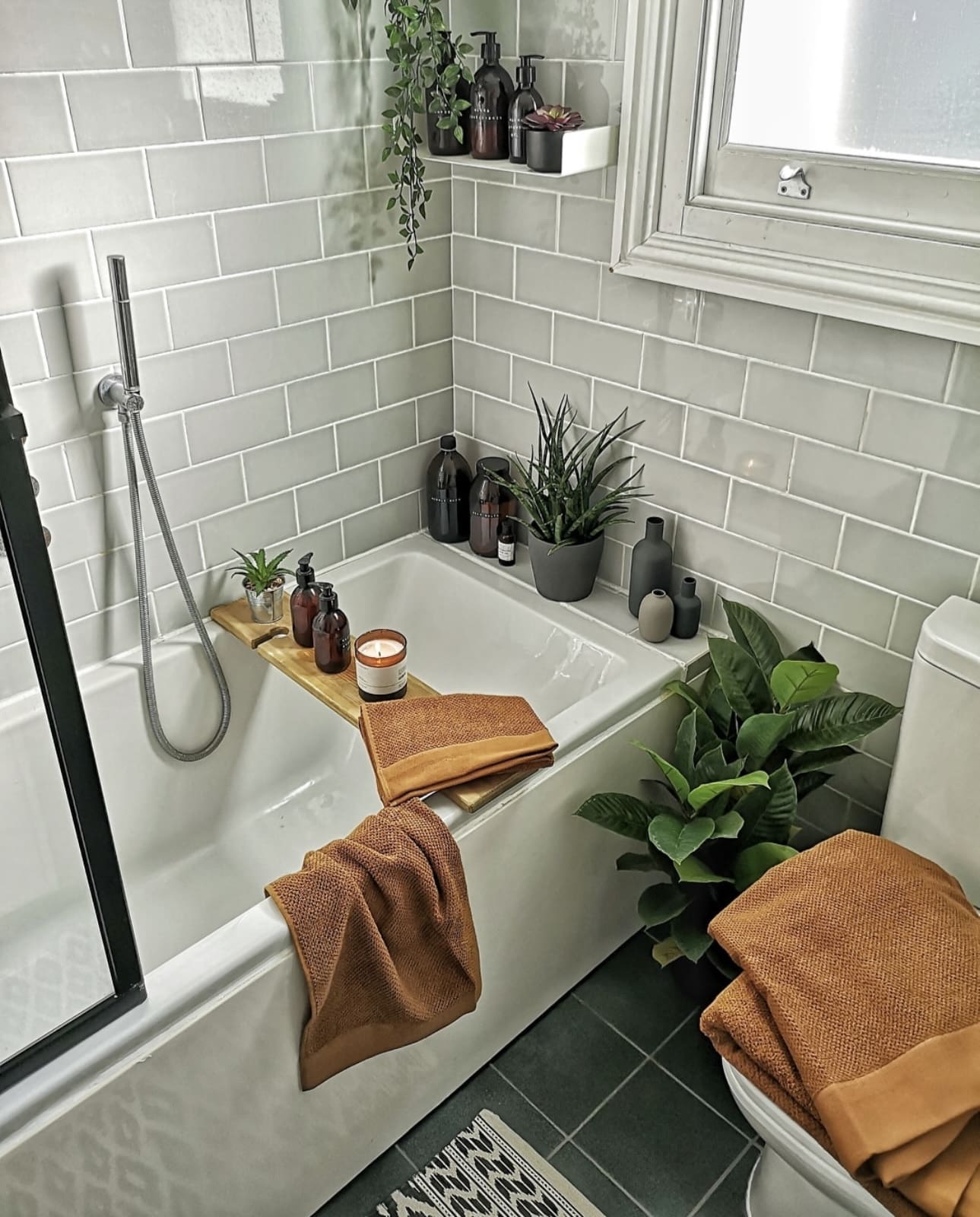 Bamboo Tray for Bathtub Essentials and Relaxation