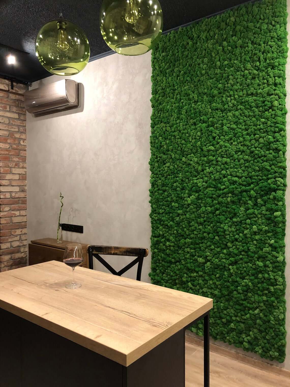 Cover an Entire Wall with Full Wall Moss Art