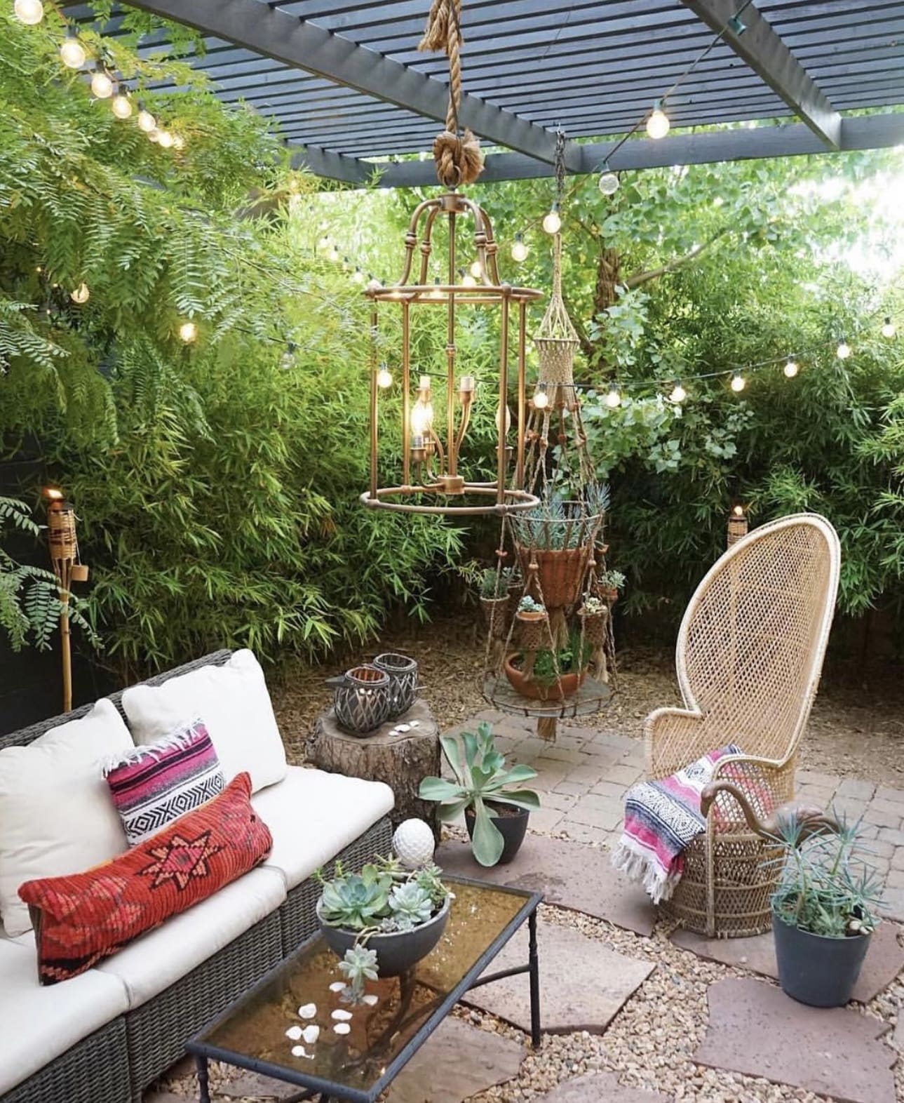 Ornate Lantern Adds a Dramatic Focal Point