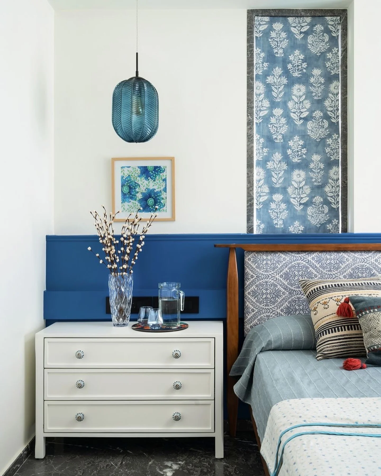 Frame Block Print Art Above Your Bed