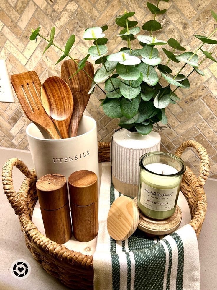 Anchor Accents with a Woven Basket