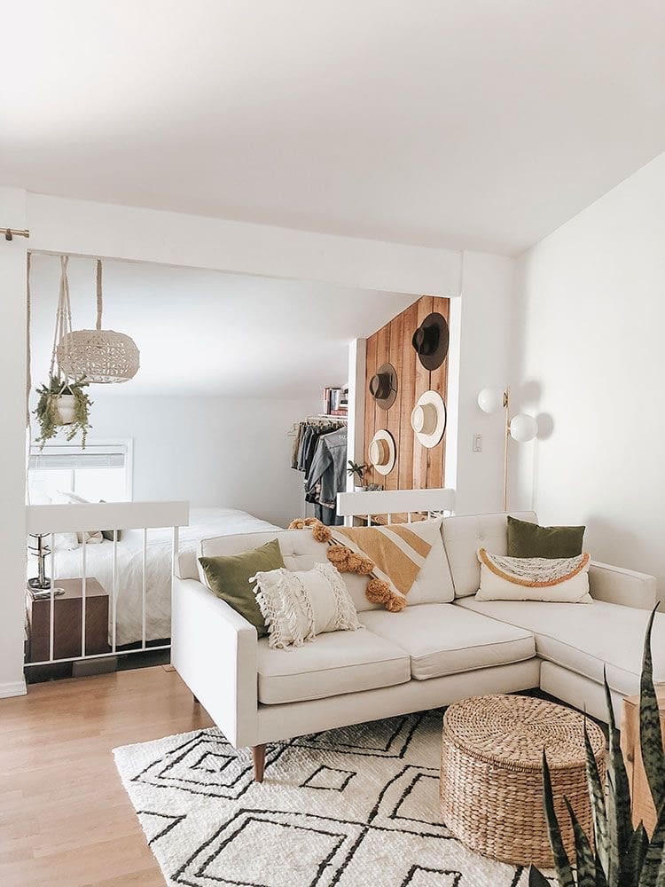 Wood Plank Wall for Displaying Hats and Decor