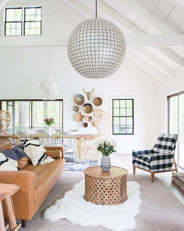 Group Baskets and Plates for a Textured Wall Display
