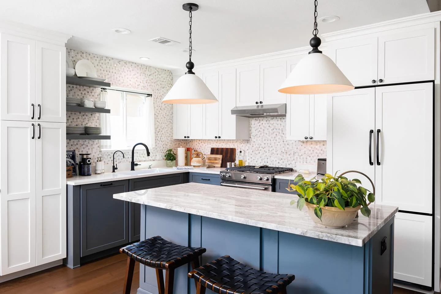 Speckled Mosaic Tile for Subtle Backsplash Texture
