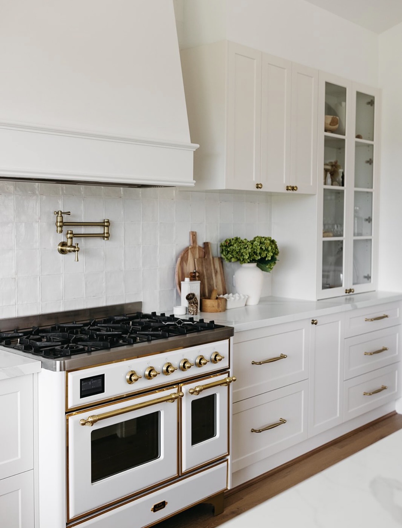 Square White Tiles With Visible Grout Lines