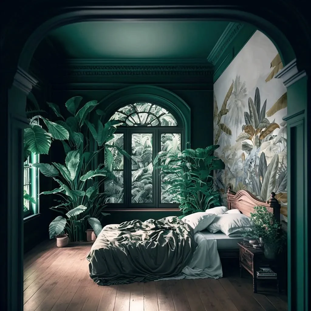Abundant Greenery Creates a Lush Indoor Jungle Sanctuary