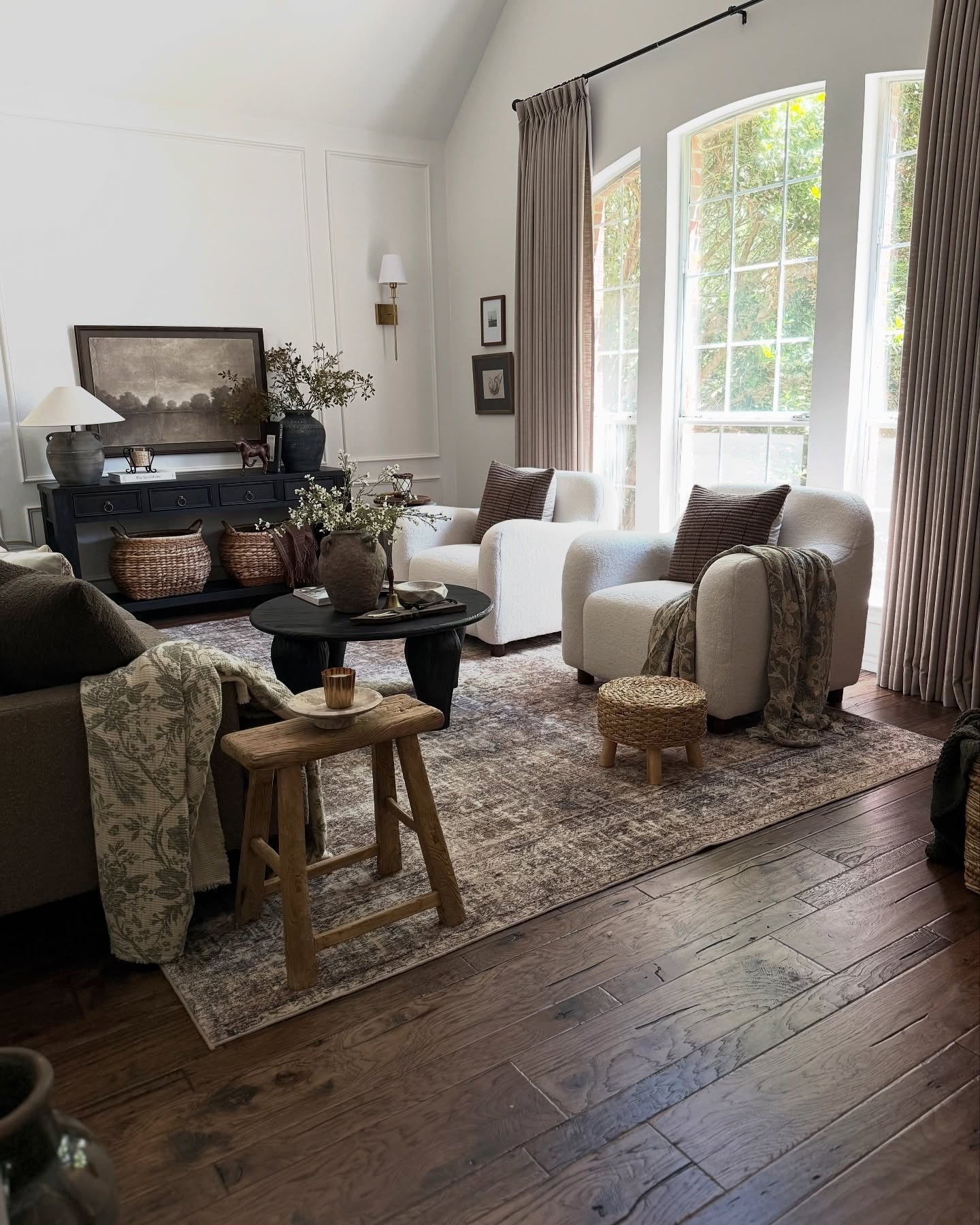Wooden Stool Side Table for Cozy Seating Areas