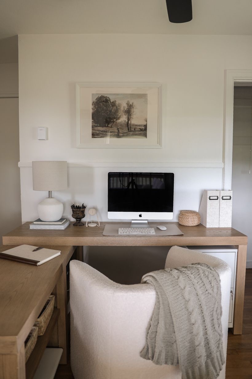 Framed Landscape Art Offers a Soothing Focal Point